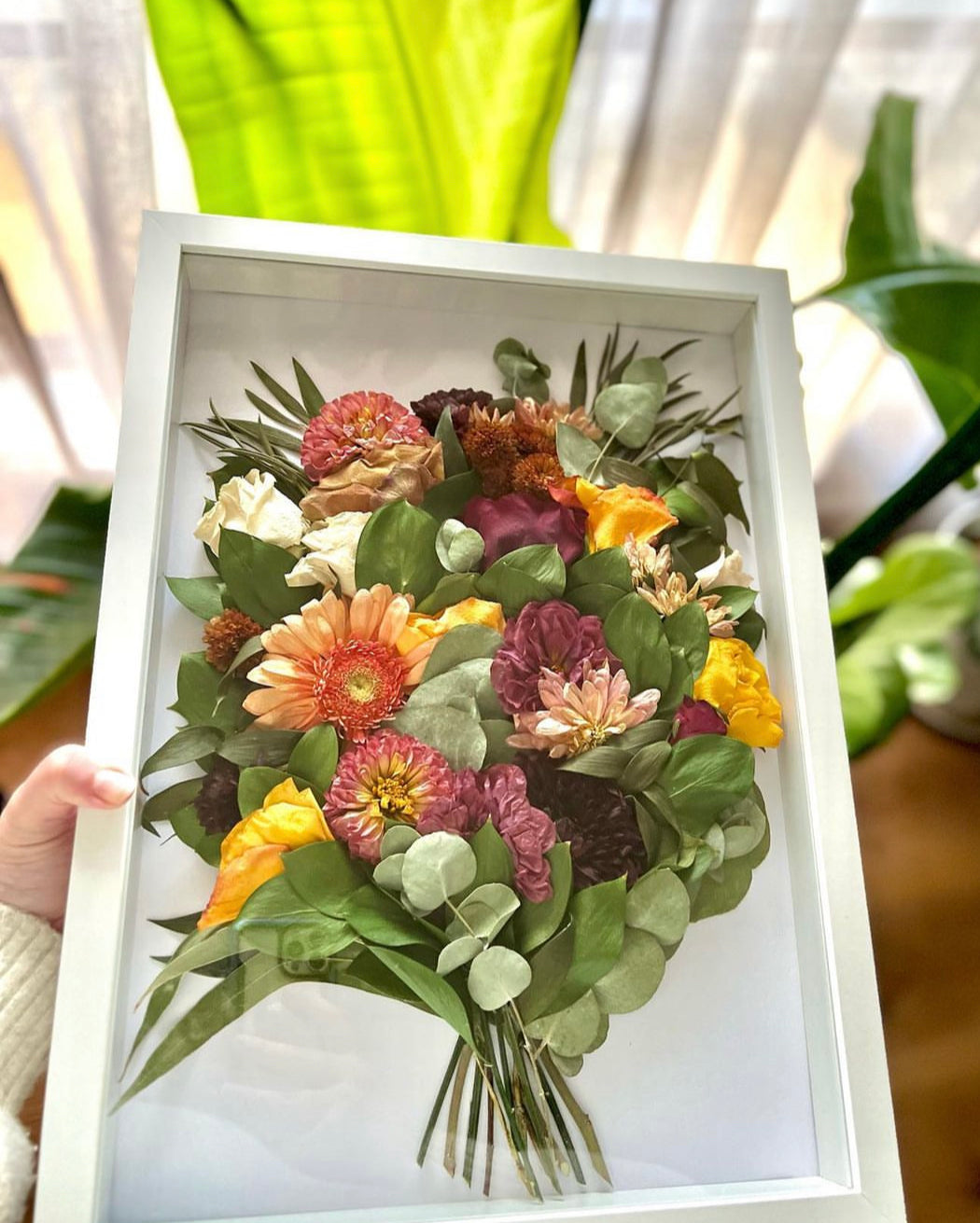 Preserved Floral Artwork - Bridal Bouquet Preservation